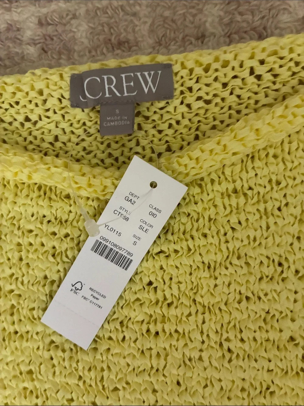 J.Crew new Montauk sweater tank NWT